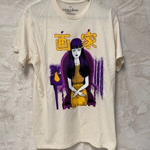 Woman Beige Color T-shirt Size L